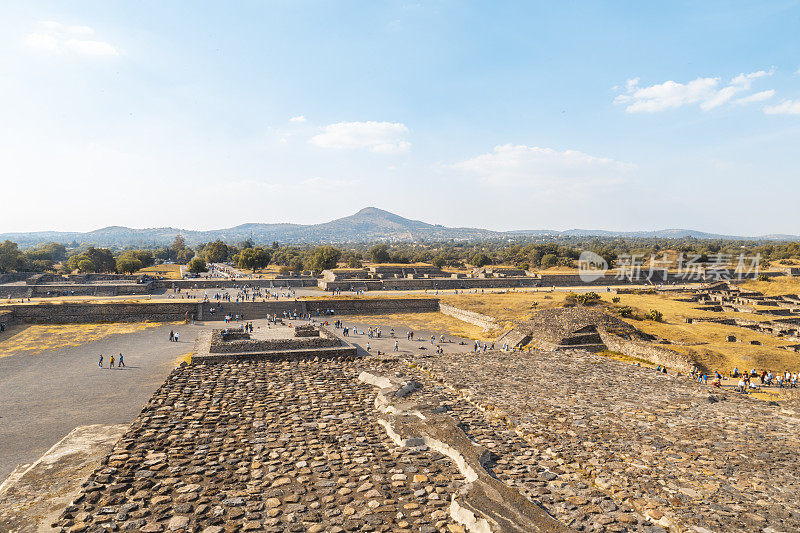 特奥蒂瓦坎金字塔和废墟，墨西哥城