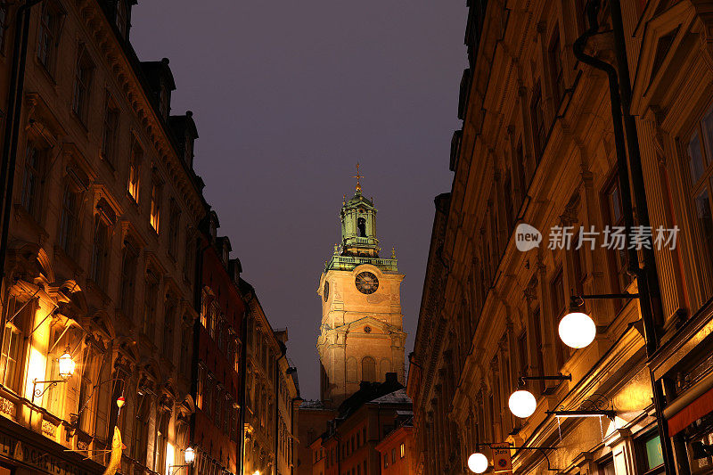 斯德哥尔摩的老城街
