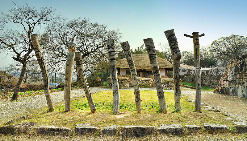 韩国全南道Naganeupseong村。