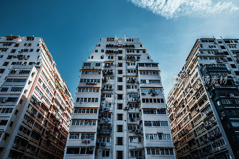 香港九龙半岛大角咀的住宅大厦