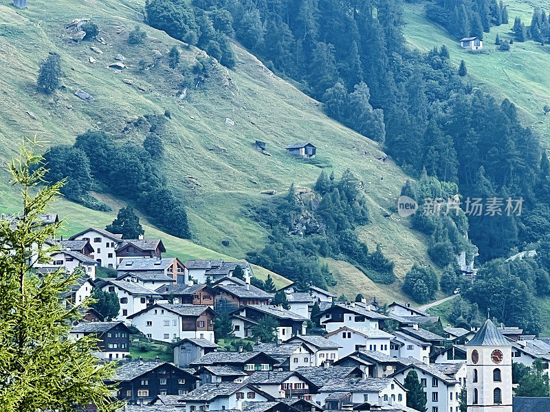 瓦尔斯，瑞士Graubünden的一个山村