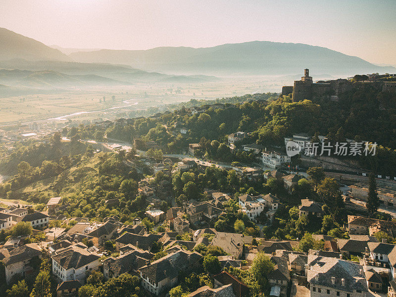 Gjirokaster从无人驾驶飞机