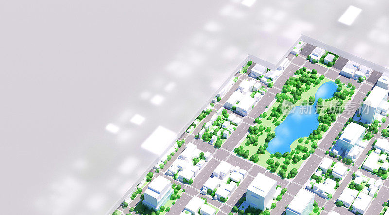 规划绿色城市:具有复制空间的可持续3D项目