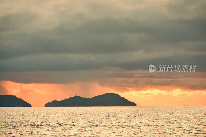 亚齐的日落风景