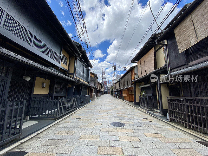 日本-京都-祗园区-老城和传统木屋