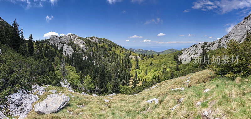 Velebit山景