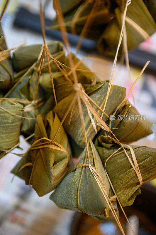 粽子。端午节的传统食品