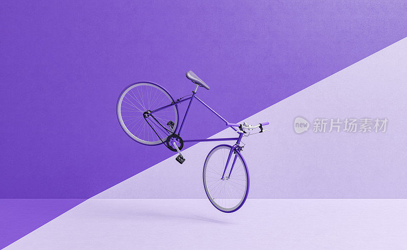 复古自行车飞墙分为两种颜色
