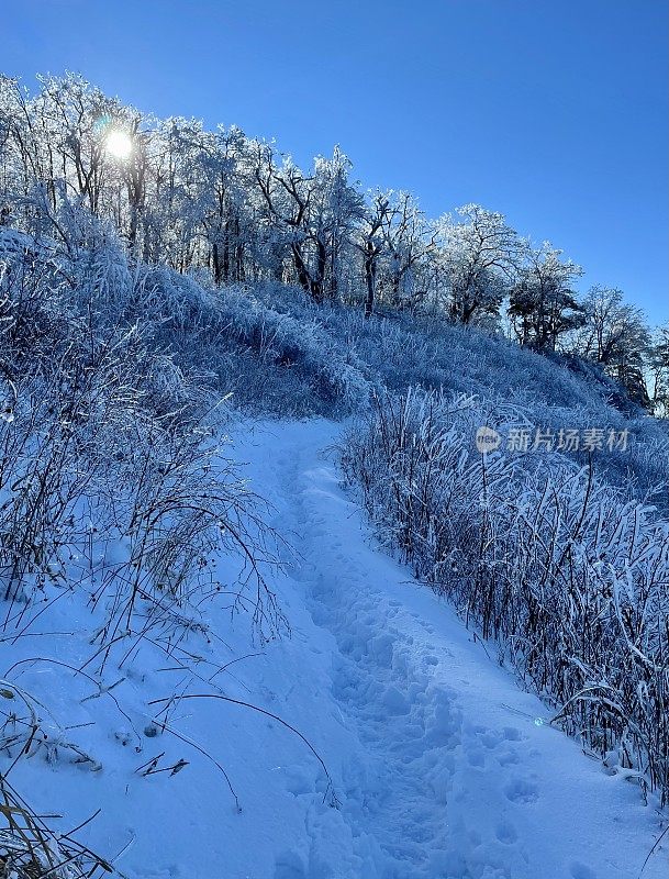 谢南多厄国家公园-阿巴拉契亚步道-冬季雪景