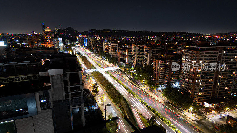 智利圣地亚哥的高速公路