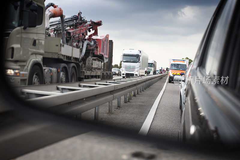 德国高速公路交通堵塞