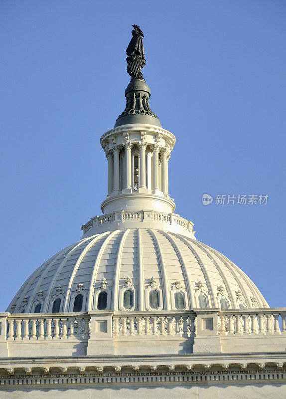 华盛顿特区的国会大厦圆顶