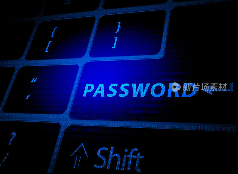 电脑键盘上的密码键
