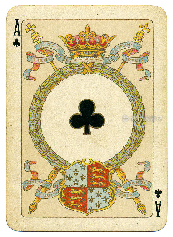 俱乐部王牌维多利亚女王钻石禧年扑克牌1897