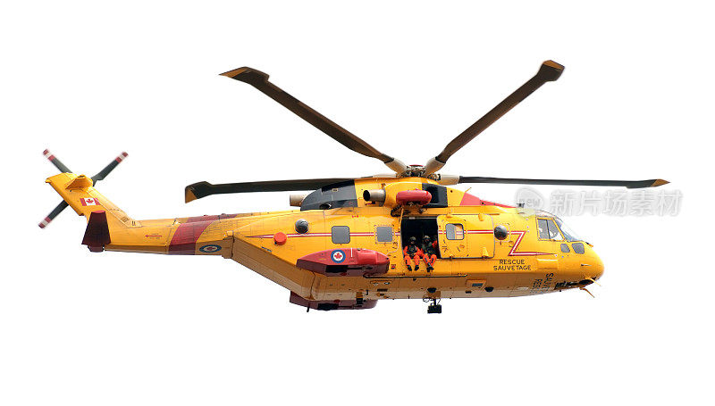 加拿大部队救援直升机被隔离。