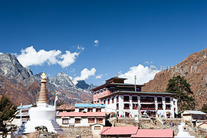 寺院在Tengboche