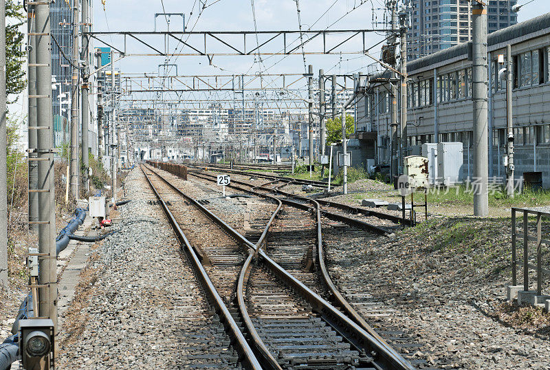 日本大阪市中心附近的铁路