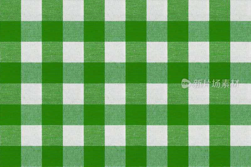 绿色方格餐巾无缝