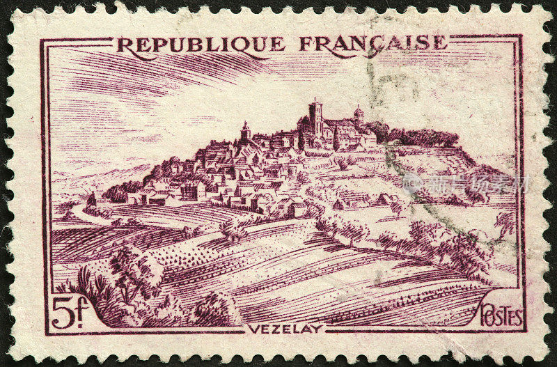 Vezelay，勃艮第，法国山顶小镇