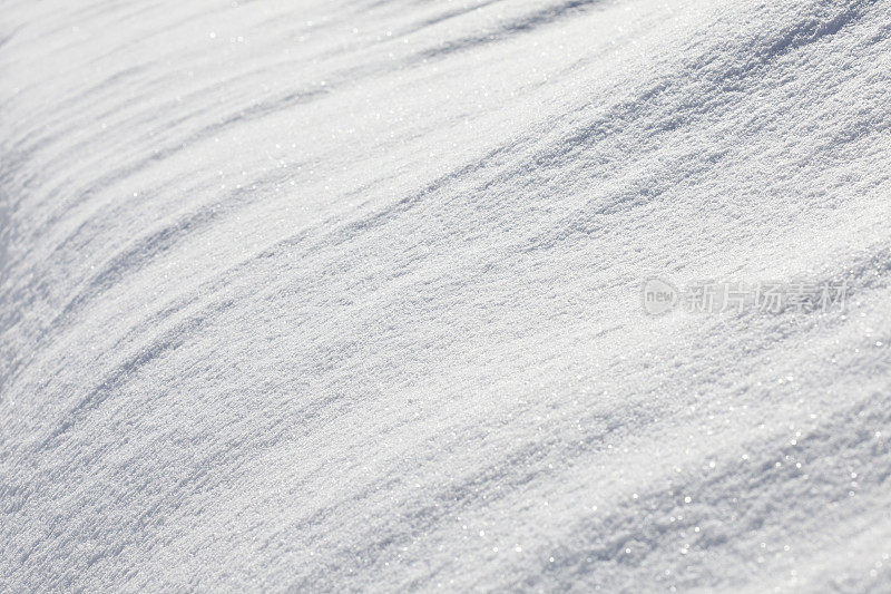 雪波浪纹理