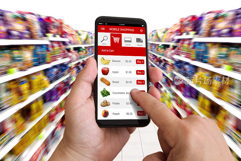 电子商务网上购物车手机app超市