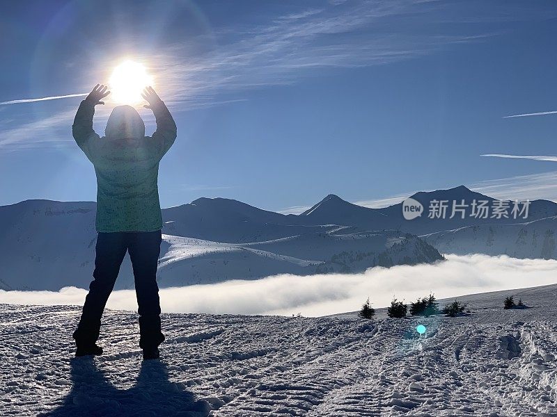 冬季徒步旅行