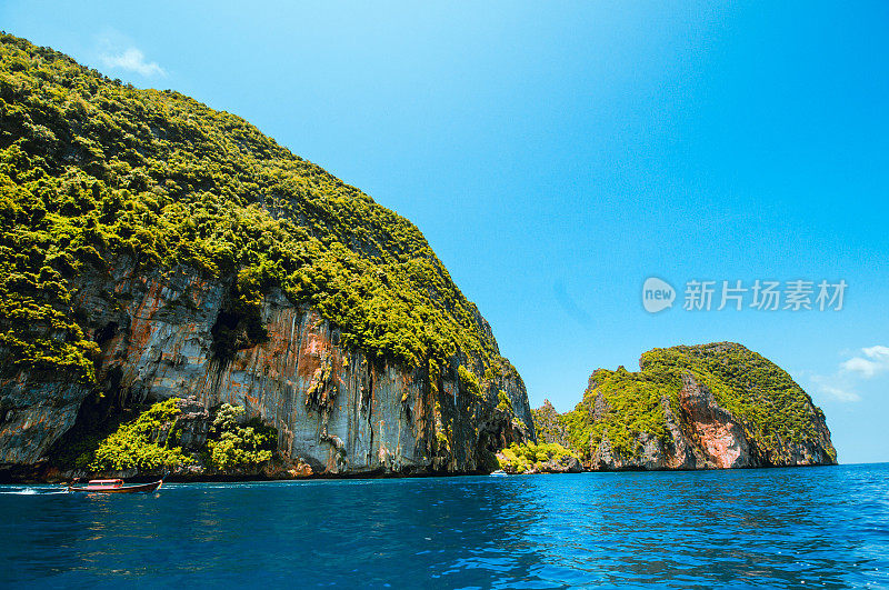 泰国普吉岛的游船旅游