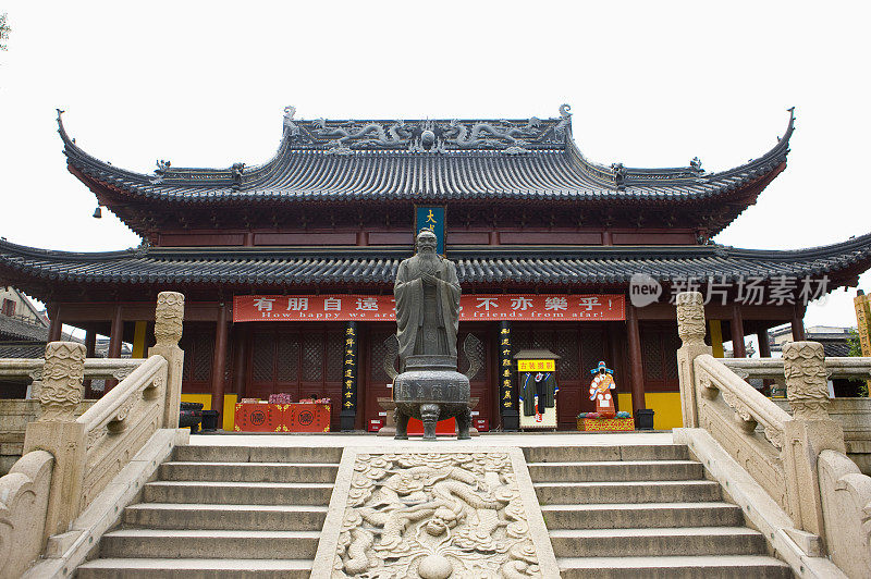 亚洲,中国,江苏省,南京,夫子庙,孔子像