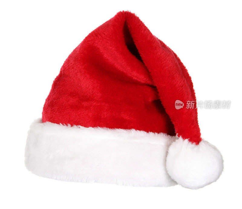 白色圣诞老人帽