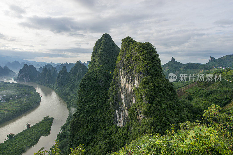 中国桂林梅西尔山景