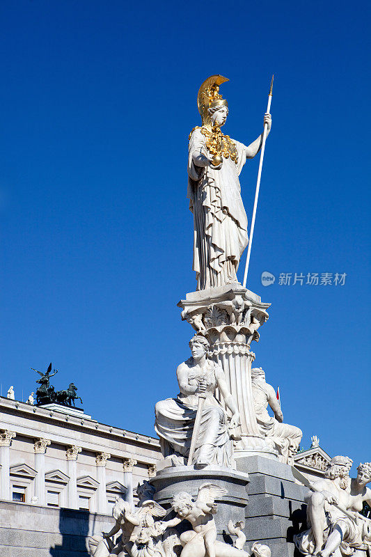 雅典娜雕像，维也纳，奥地利