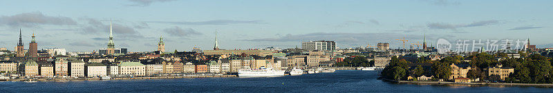 瑞典斯德哥尔摩的格拉斯坦和老城