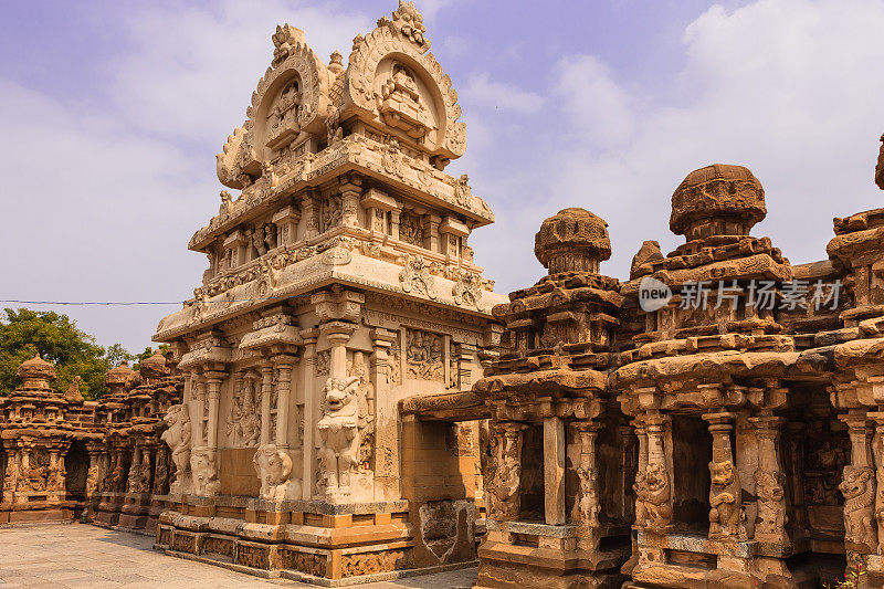 印度坎奇普兰——有1300年历史的凯拉萨那塔印度教寺庙
