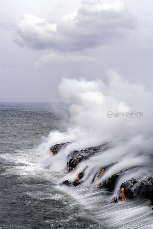 熔岩海入口，基拉韦厄，夏威夷