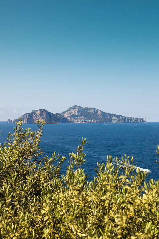 卡普里岛，那不勒斯湾，意大利