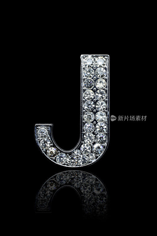 钻石字母J