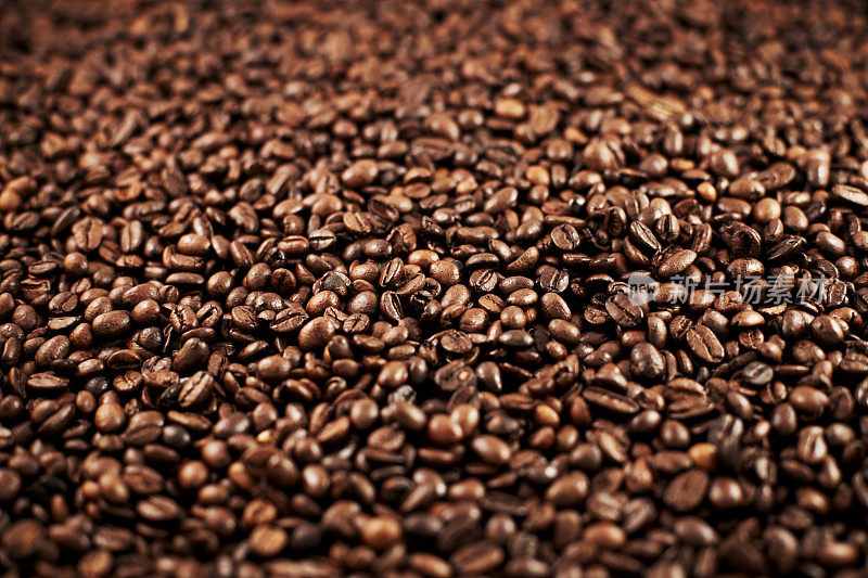 大量烘焙咖啡豆