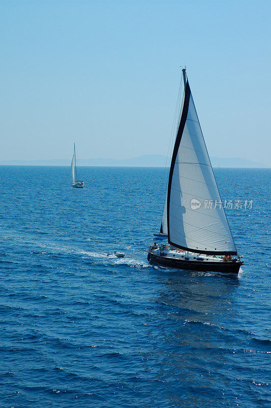 亚得里亚海上的帆船