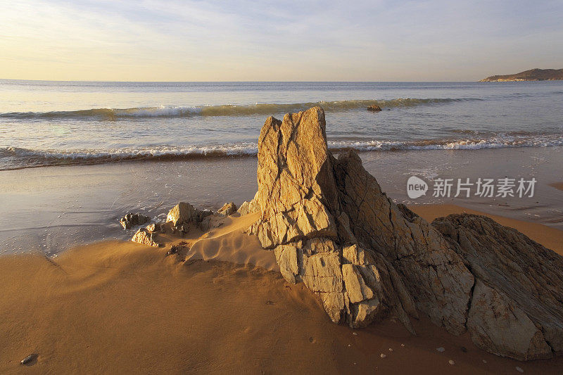 海滩海浪海岸