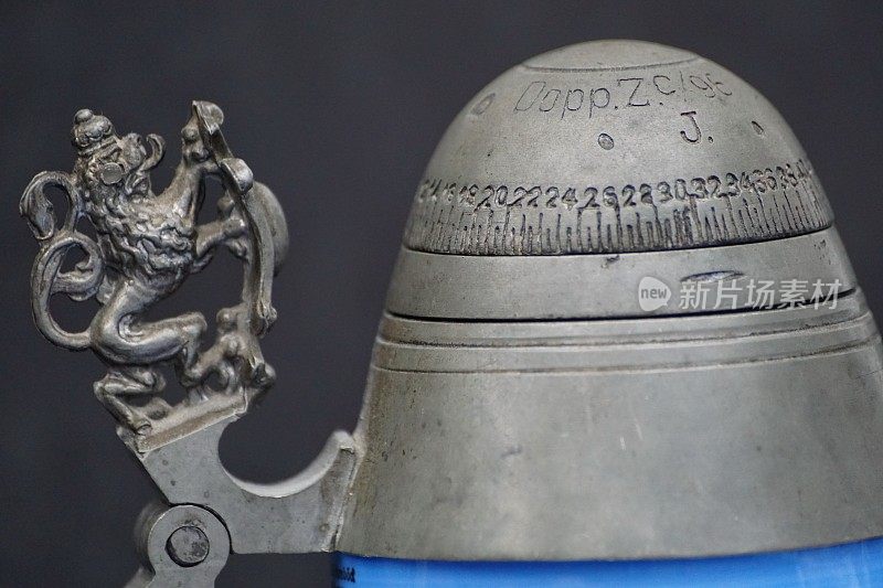 手榴弹发射器，双时间雷管掩护预备役兵罐子。巴伐利亚,德国