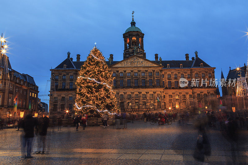 长期曝光-荷兰阿姆斯特丹皇宫