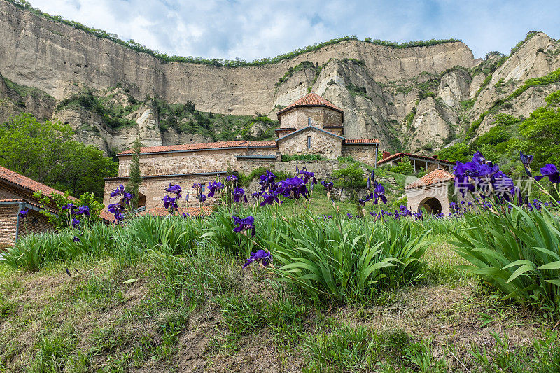 Shiomghvime修道院位于东欧格鲁吉亚古城Mtskheta的山上