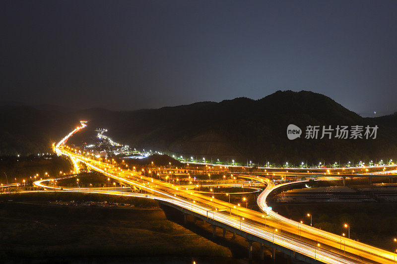 VH506公路交叉口夜景