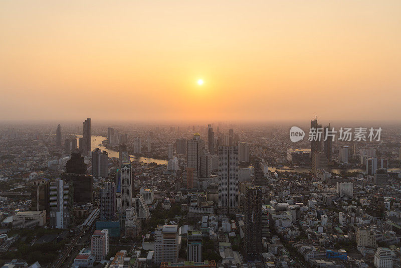 曼谷天空日落