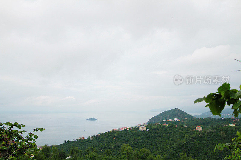 土耳其吉雷孙市的全景。