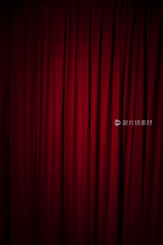 红色舞台幕背景
