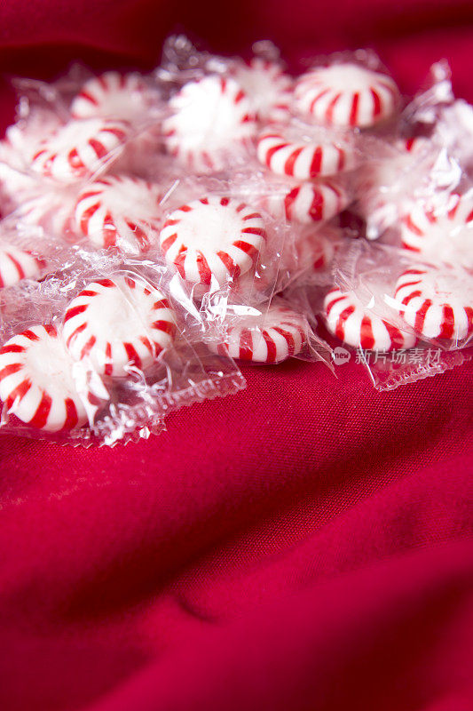 情人节概念——红白糖果