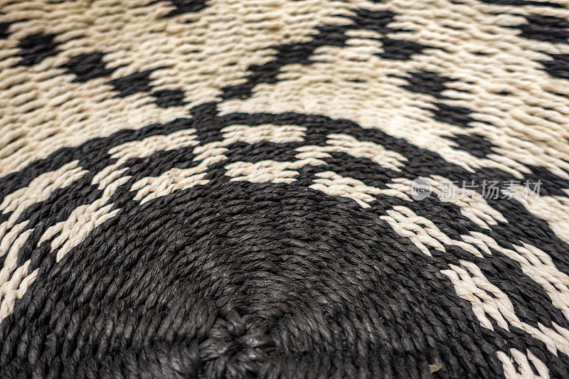 编织藤条与自然图案