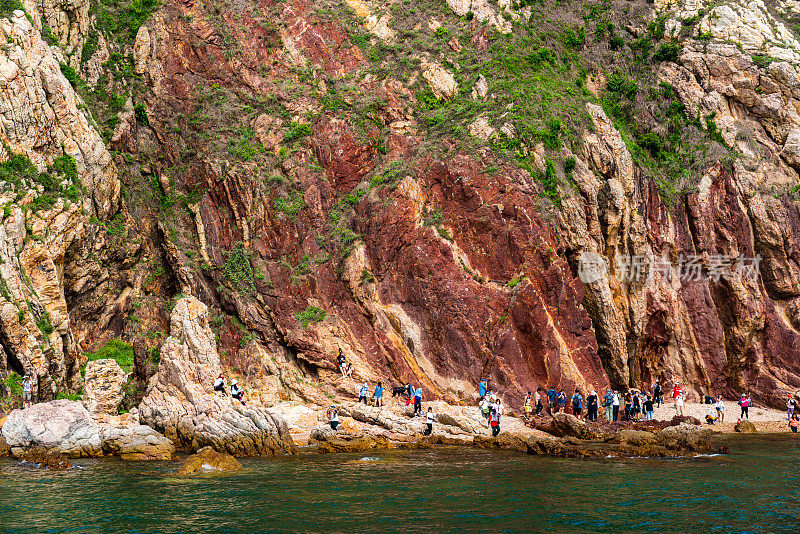 印洲塘海岸公园，香港环球地质公园的海滩景观