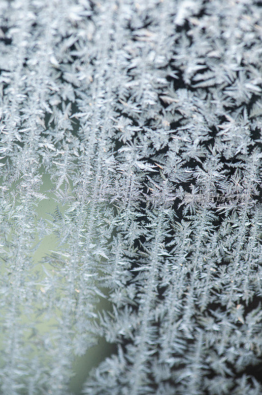 结霜的冰晶体背景